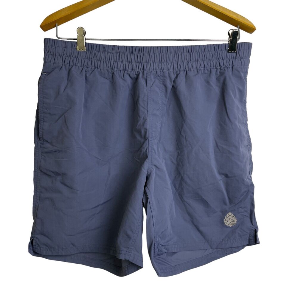 Stio Mens Hideout Shorts Large Grey Outdoors Hiking Running Lined Pockets 6.5in